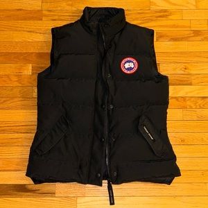 Authentic Canada Goose Free Style Black Vest Women’s